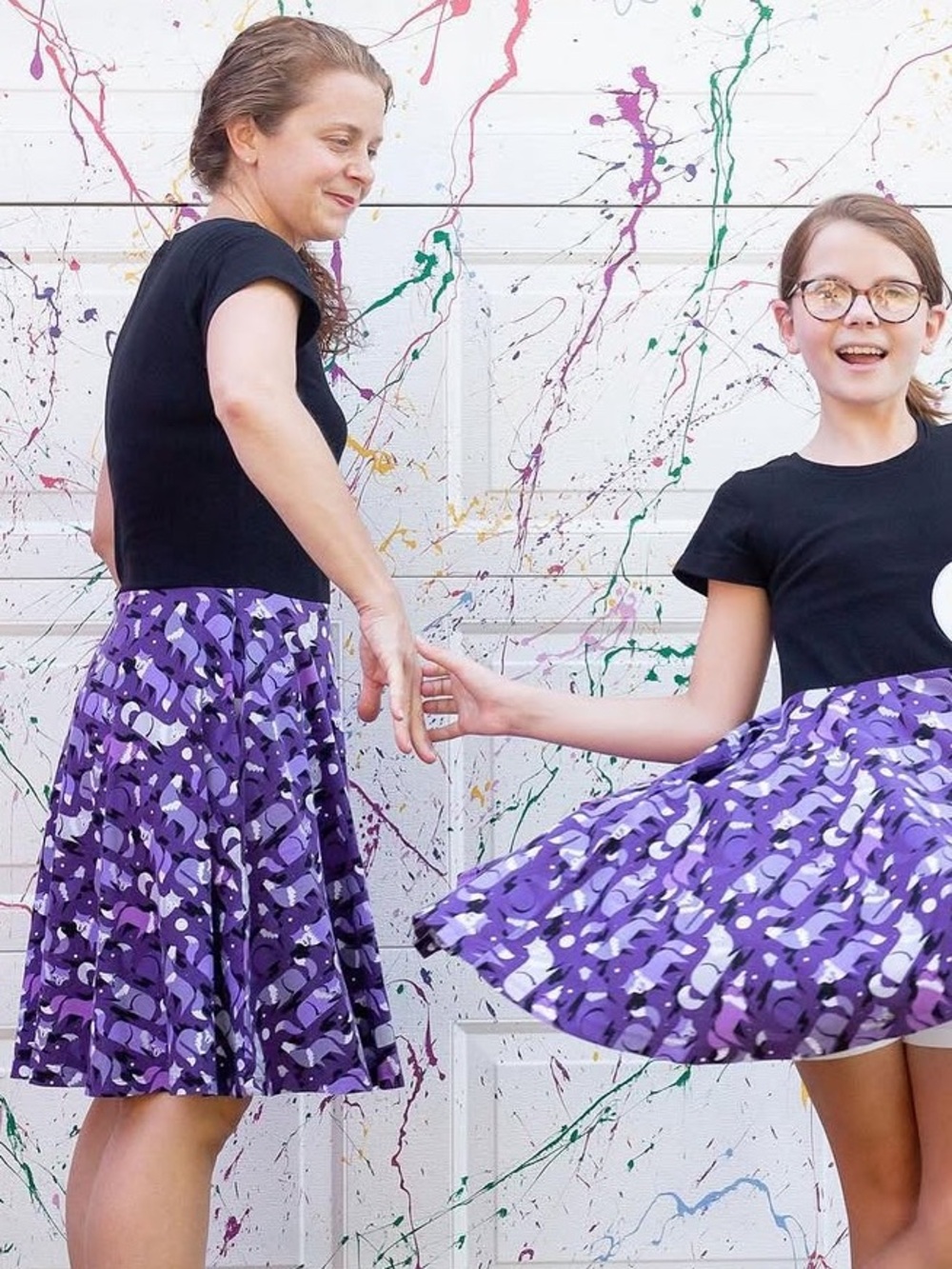 Princess Awesome Boy Wonder Women t shirt dress black purple wolves xl 16-18 - Picture 2 of 6